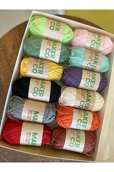 Tuva Yayıncılık Σετ σχοινιού MakerCo ανακυκλωμένο βαμβάκι 12 τεμαχίων