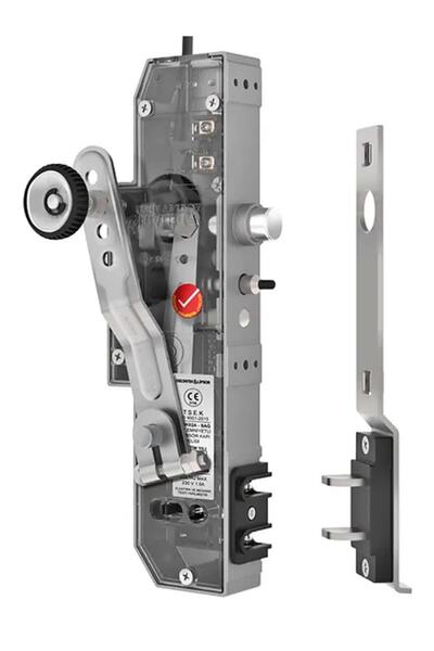 DELTATEK Dk02a Çift Emniyetli Asansör Kapı Kilidi Sol Menteşe