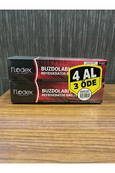 FLODEX 12 Refrigerator Bags - Small Size, Pack of 4, Pay 3 - 30X4 (120 Pieces)