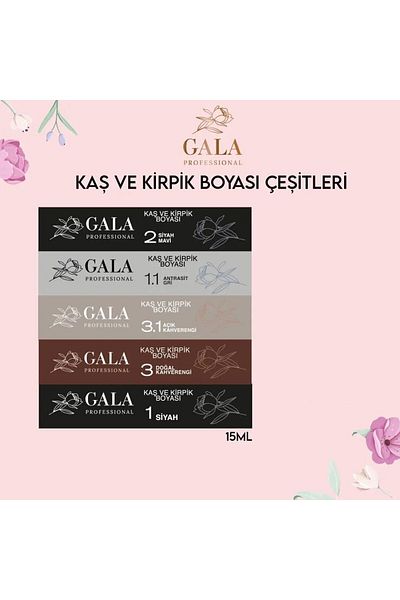 GALA Professional Eyebrow and Eyelash Painting Set Eyebrow Painting Brush Oxidant
