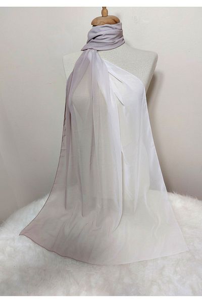 istanbul prensesleri Gradient Patterned Chiffon Shawl