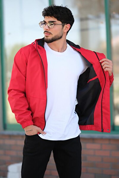 Stilkombin Printed Sports Lycra Fabric Raincoat with Arm Pockets Seasonal PLDP 2968