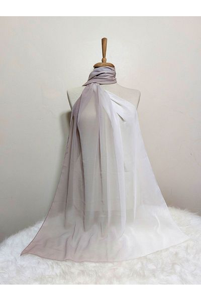 istanbul prensesleri Gradient Patterned Chiffon Shawl