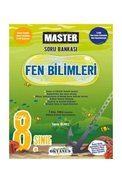 Okyanus Yayınları 2024 8. Sınıf Master Fen Bilimleri Soru Bankası Güncel Baskı