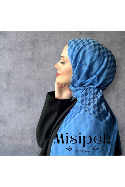 MİS İPEK Şal jacquard mătăsos cu model Koza