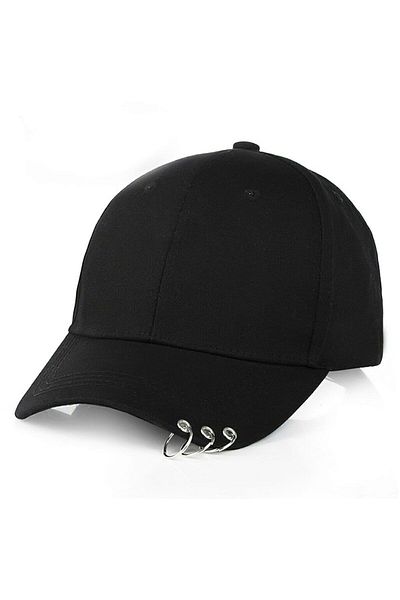 FG KONNİCHİWA Bts Korean Pop - Ringed Linen Piercing Hat