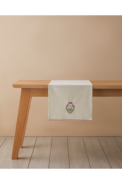 English Home Retro Bliss Pink Cotton Runner - 40x140 cm
