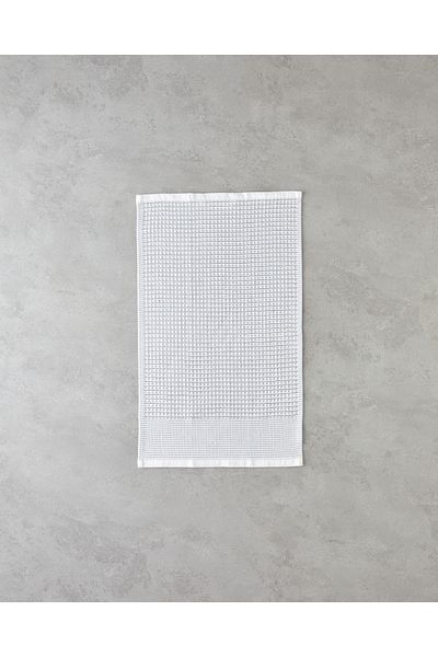 English Home 30x50 cm Lavetă de uscare liniară din bumbac alb-gri