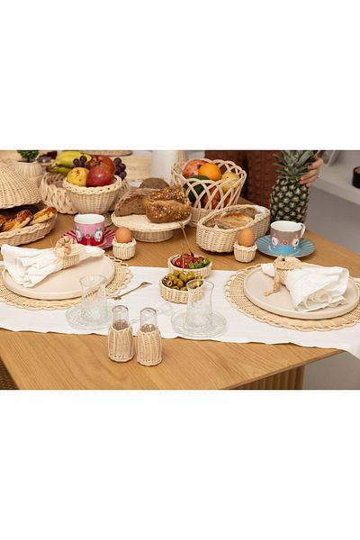 Maison Avf Rattan Salt and Pepper Shakers - Comfortable Cut