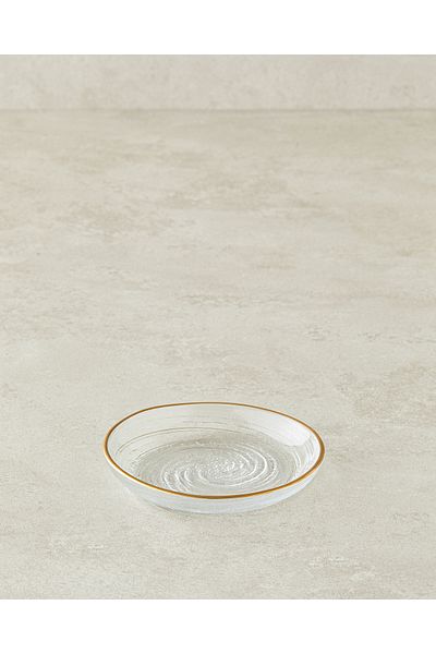English Home Maya 13 cm Gold Glass Snack Bowl