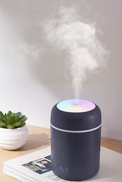 Ekru Cep 300ml Ultrasonik Hava Nemlendirici Buhar Makinesi Ve Aroma Difüzörü