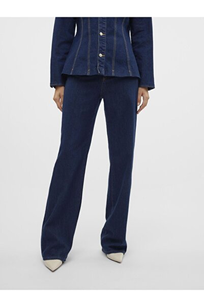 Vero Moda Weit geschnitten VMTESSA Hohe Taille Weiter Beinschnitt Jeans