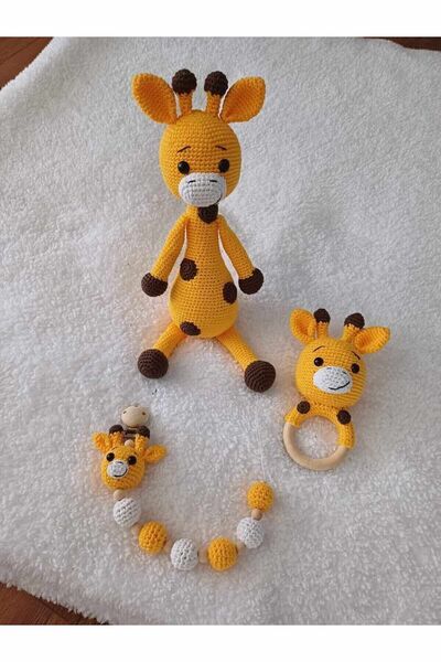msl masal hobi evi Amigurumi Zürafa Set