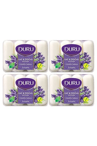 Duru Pure & Natural Source Lavender 16 Pieces Beauty Soap 4x280gr