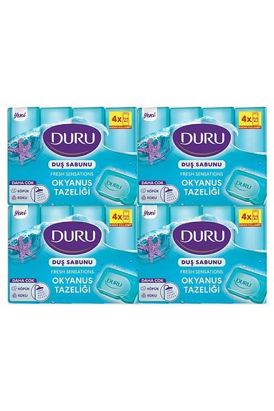 Duru Fresh Sensations Ocean Freshness 16 Pieces Shower Soap 4x600gr