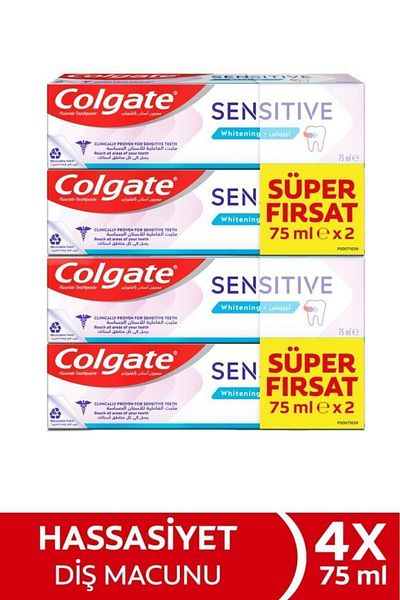 Colgate Sensitive Toothpaste 75 ml 4-Piece Set