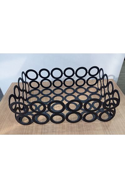 güven iş metal Güven Work Bread Basket - Decorative Basket