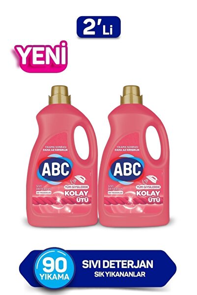 ABC Sıvı Deterjan Kolay Ütü 2'li Set 2.7 Lt