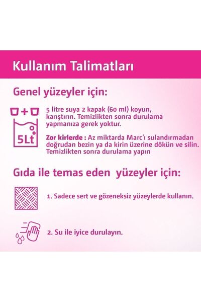 Marc Yüzey Temizleyici 900 ml Floral