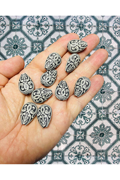 Flea Market 16 قطعة من الخرز الأكريليكي المزخرف - خرز المجوهرات، مادة يدوية