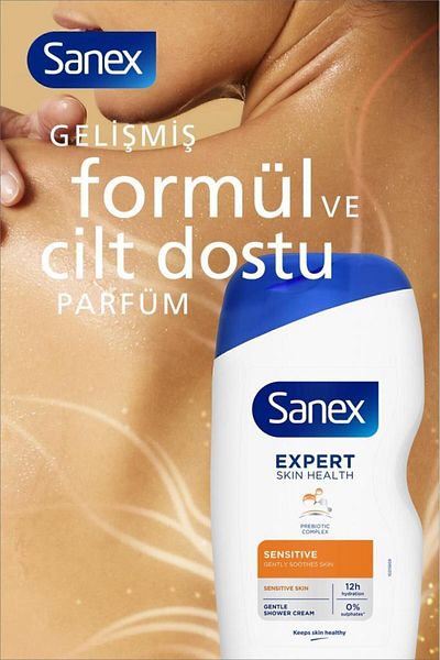 Sanex Expert Sensitive 2X 400ml Shower Gel for Sensitive Skin