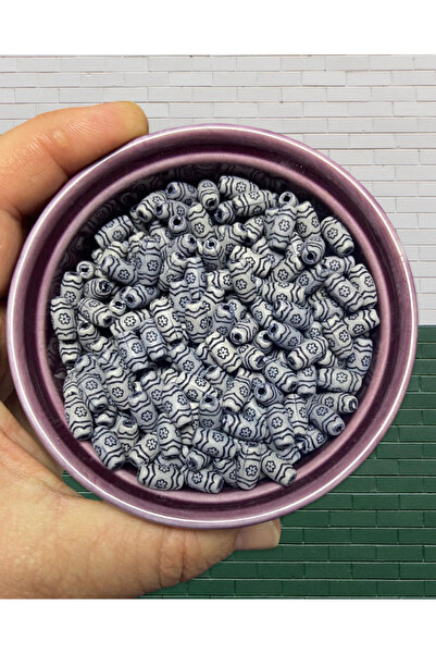 Flea Market 100 قطعة من الخرز الأكريليكي المزخرف - خرز المجوهرات، مادة يدوية