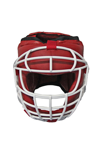 DO-SMAI Yüz Korumalı Demirli Boks Kick Boks Kaskı L Beden KO373