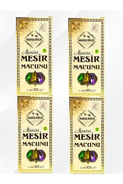 MANİSA BİRLİK Mesir Macunu Çubuk 5 Li Paket 4 Adet