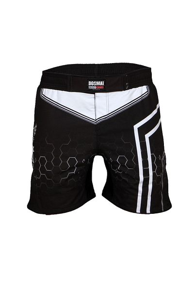 DO-SMAI Mma Fitness Boxing Muay Thai Training Shorts - Digital Printed, Hexagon Design, Sports Shorts Mms224