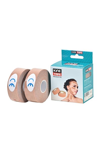 KİNE TAPE Yüz Gerdirme Bandı Kırışıklık Oluşumunu Engelleme Bandı 2,5cm X 5me...