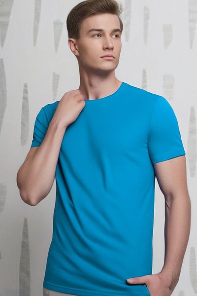DO-SMAI Ανδρικό βαμβακερό μπλουζάκι Crew Neck - BSC01