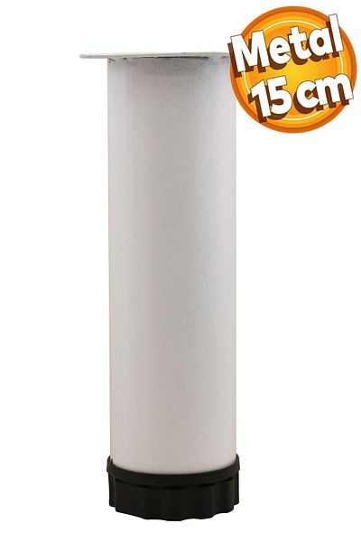 Badem10 15 Cm White Maple Mobilier Metal Reglabil Canapea - Fotoliu Baza Riser Suport Picior