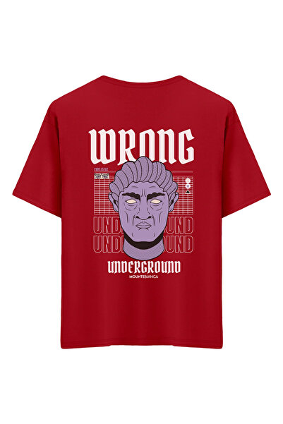 Mounte Bianca Unisex Pogrešno - Oversize kroj T-shirt