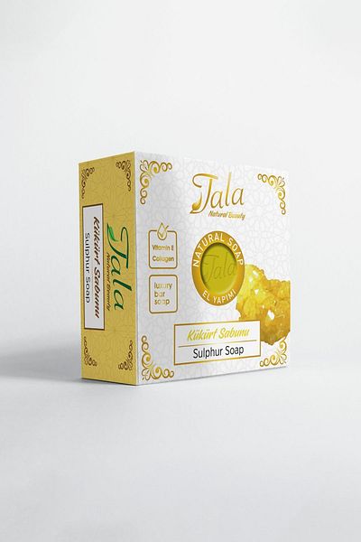 Tala Sulfur Soap Natural Skin Cleansing and Purifying Sulfur Soap 150 Gr