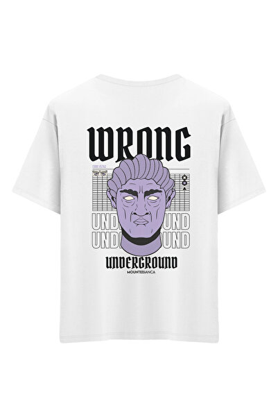 Mounte Bianca Unisex Pogrešno - Oversize kroj T-shirt