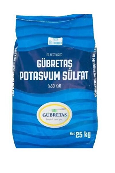 GÜBRETAŞ Potasyum Sülfat 25 Kg - Yüksek Kaliteli Potasyum Gübre