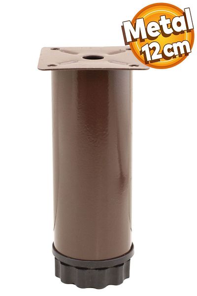 Badem10 12 Cm Brown Maple Mobilier metalic reglabil Canapea și fotoliu Baza de sprijin pentru picioare