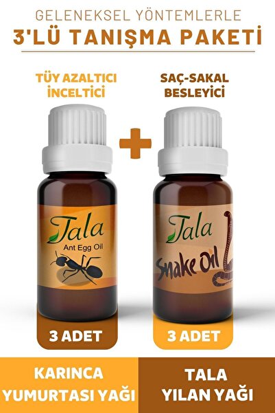 Tala Karınca Yumurtası Yağı- Yılan Yağı Tanışma Paketi Orjinal Bandrollü Ve Hologramlı