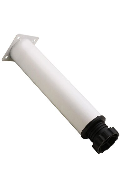 Badem10 20 cm White Metal Furniture Sofa - Adjustable Maple, Base Riser Support Leg