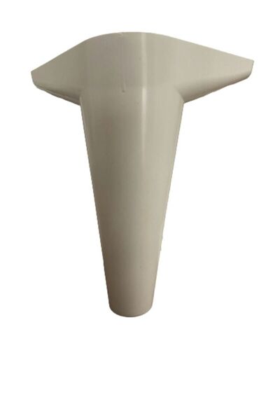 EnesBeyy L Tabanlı Beyaz Zirve 15cm Ayak (2 Adet) Baza-sehpa-koltuk-kanepe-çekyat-dolap-mobilya Ayağı