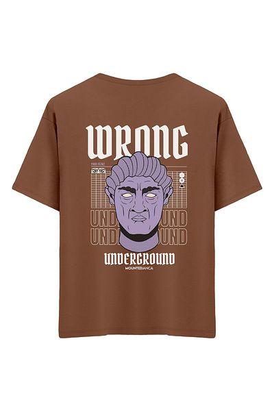 Mounte Bianca Unisex Wrong - Μπλουζάκι Oversize