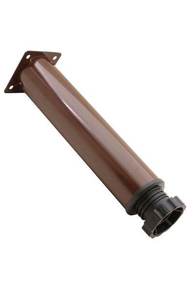 Badem10 Picioare de mobilier din metal maro de 20 cm - Baza reglabila din arțar pentru canapea și fotoliu