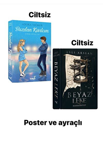 İndigo Kitap Beyaz Leke ve Buzdan kıvılcım 2 kitap ( Ciltsiz )