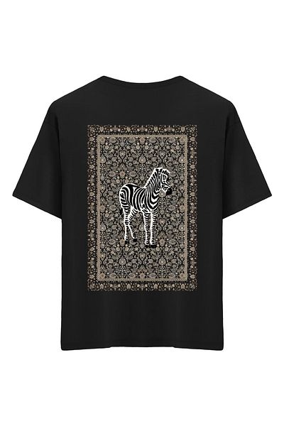 Mounte Bianca Unisex Zebra - Μπλουζάκι Oversize