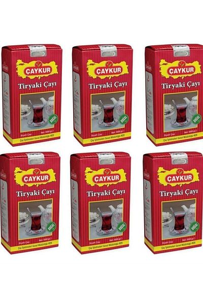 Çaykur Tiryaki 1 Kg Bulk Tea X 6 Pieces