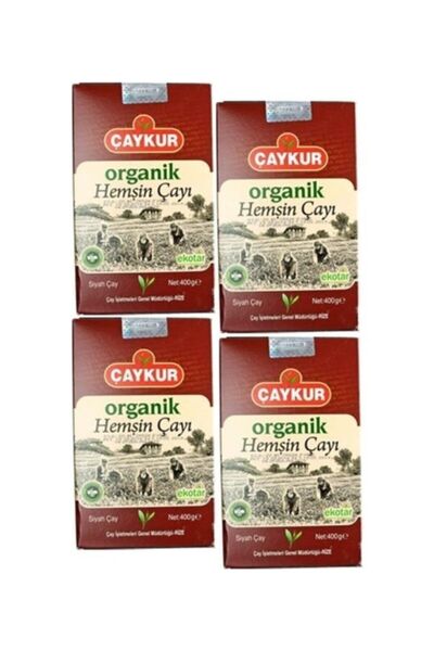 Çaykur Organik Çay Hemşin 4 X 400 gr