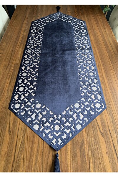 NURHAN HOME COLLECTION Επιτραπέζιο δρομέας Seljuk Model Navy Blue Color
