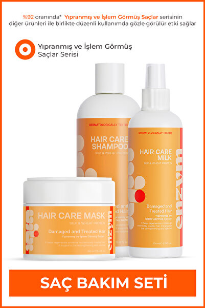 ENZYM COSMETICS Yıpranmış Ve Işlem Görmüş Saçlara Özel Saç Bakım Seti (şampua...
