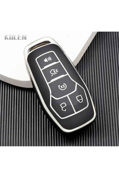 emii auto spare parts F-150 Explorer Key Case Black/Grey for Ford Fusion Mondeo Mustang