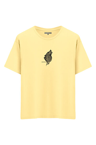 Mounte Bianca Unisex vuk - Oversize kroj T-shirt